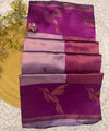 Purple Kanjivaram Silk Saree | Wedding & Festive Wear