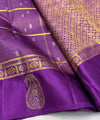 Purple Kanjivaram Silk Saree | Wedding & Reception Wear