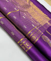 Purple Kanjivaram Silk Saree | Wedding & Reception Wear