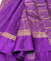 Purple Kanjivaram Silk Saree | Wedding & Reception Wear