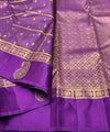 Purple Kanjivaram Silk Saree | Wedding & Reception Wear