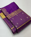 Purple Kanjivaram Silk Saree | Wedding & Reception Wear