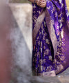 Purple Paithani Silk Saree | Ethnic Wear for Women