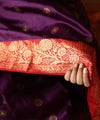 Purple Paithani Silk Saree | Festival & Ceremony Wear