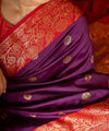 Purple Paithani Silk Saree | Festival & Ceremony Wear
