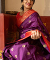 Purple Paithani Silk Saree | Festival & Ceremony Wear