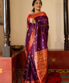 Purple Paithani Silk Saree | Festival & Ceremony Wear
