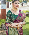Purple Paithani Silk Saree | Traditional Wedding Wear