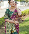 Purple Paithani Silk Saree | Traditional Wedding Wear