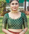 Purple Paithani Silk Saree | Traditional Wedding Wear
