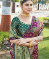 Purple Paithani Silk Saree | Traditional Wedding Wear
