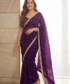 Purple Silk Saree | Wedding & Festive Wear
