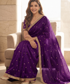 Purple Silk Saree | Wedding & Festive Wear