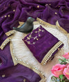 Purple Silk Saree | Wedding & Festive Wear