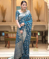 Rama Banarasi Silk Saree | Ethnic Wear for Women