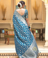 Rama Banarasi Silk Saree | Ethnic Wear for Women