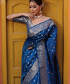 Rama Banarasi Silk Saree | Ethnic Wear for Women