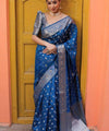 Rama Banarasi Silk Saree | Ethnic Wear for Women