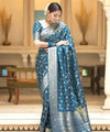 Rama Banarasi Silk Saree | Ethnic Wear for Women