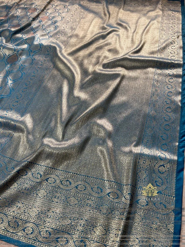 Rama Banarasi Silk Saree | Festival & Ceremony Wear