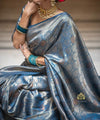 Rama Banarasi Silk Saree | Festival & Ceremony Wear