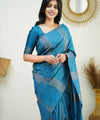 Rama Banarasi Silk Saree | Festive & Party Wear