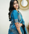 Rama Banarasi Silk Saree | Festive & Party Wear