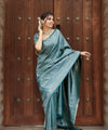 Rama Banarasi Silk Saree | Traditional Zari Weave