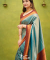 Rama Banarasi Silk Saree | Wedding & Festive Wear