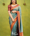 Rama Banarasi Silk Saree | Wedding & Festive Wear