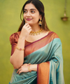 Rama Banarasi Silk Saree | Wedding & Festive Wear