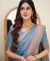 Rama Banarasi Silk Saree | Wedding & Reception Wear
