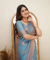 Rama Banarasi Silk Saree | Wedding & Reception Wear