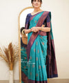 Rama Banarasi Silk Saree | Wedding & Reception Wear