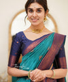 Rama Banarasi Silk Saree | Wedding & Reception Wear