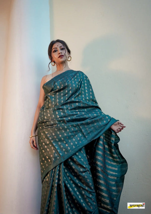 Rama Cotton Saree | Everyday Ethnic Wear detail view