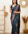 Rama Jacquard Silk Saree | Ethnic Wear for Women