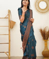 Rama Jacquard Silk Saree | Ethnic Wear for Women