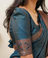 Rama Jacquard Silk Saree | Ethnic Wear for Women