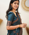 Rama Jacquard Silk Saree | Ethnic Wear for Women