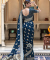 Rama Jacquard Silk Saree | Traditional Wedding Wear