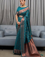 Rama Kanjivaram Silk Saree | Ethnic Wear for Women