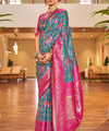 Rama Paithani Silk Saree | Festive & Party Wear