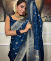 Rama Paithani Silk Saree | Festive & Party Wear