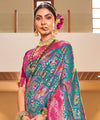 Rama Paithani Silk Saree | Festive & Party Wear