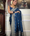 Rama Paithani Silk Saree | Festive & Party Wear