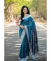 Rama Paithani Silk Saree | Wedding & Reception Wear