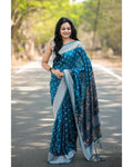 Rama Paithani Silk Saree | Wedding & Reception Wear
