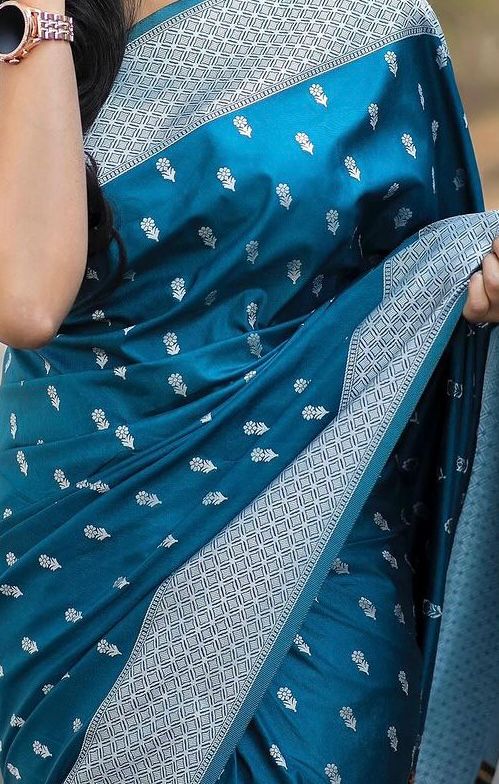 Rama Paithani Silk Saree | Wedding & Reception Wear