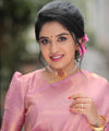 Rani Pink Banarasi Silk Saree | Festive & Party Wear